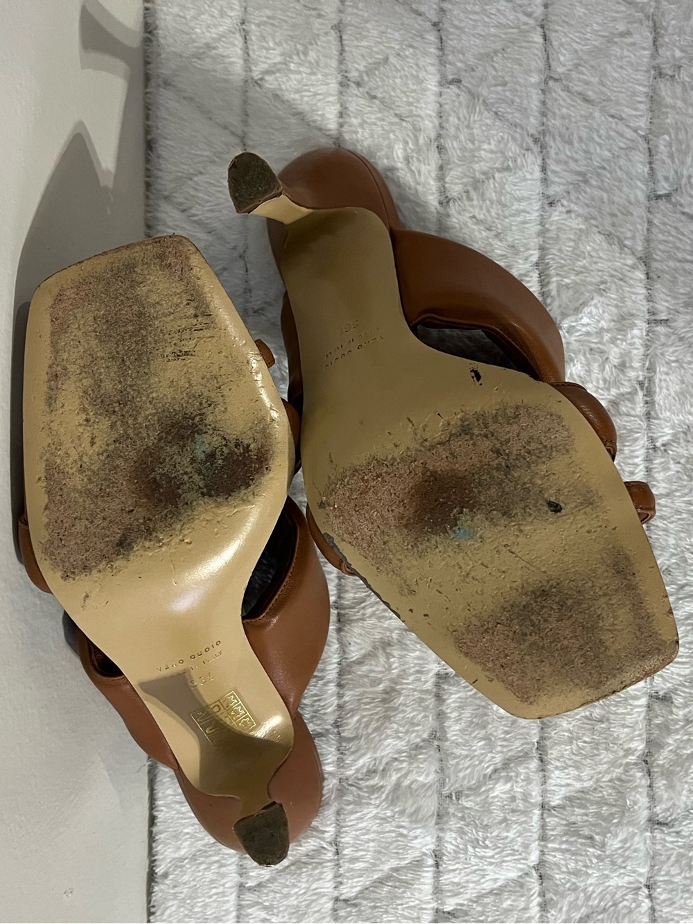 GIA BORGHINI X PERNILLE TEISBAEK PUFFER SLIDE SANDALS SZ 7.5 US & 38.5 EU - Picture 8 of 8